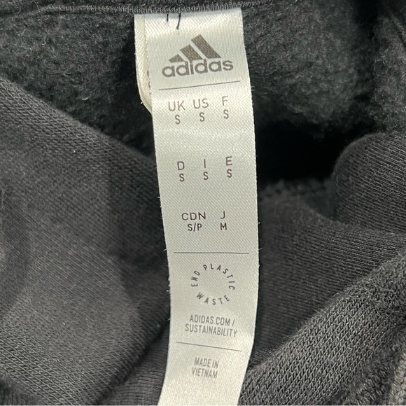 Adidas Essentials Black Camo Logo Hoodie Sweatshirt Men's Small - Picture 4 of 5